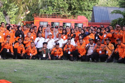 Pusdalops se-Sumbar Dilatih Manajemen Data Informasi Bencana