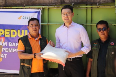 Bantuan 5 Ton Beras Peduli Mengalir dari PT Incasi Raya melalui BPBD Sumbar